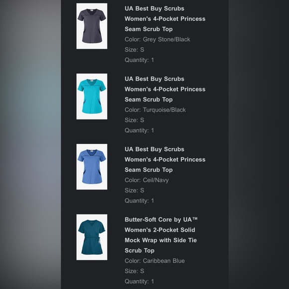 6 Scrub Sets $35 each & 2 hoodies $15 each Brand New Never Open ! Small & Medium - Picture 6 of 7